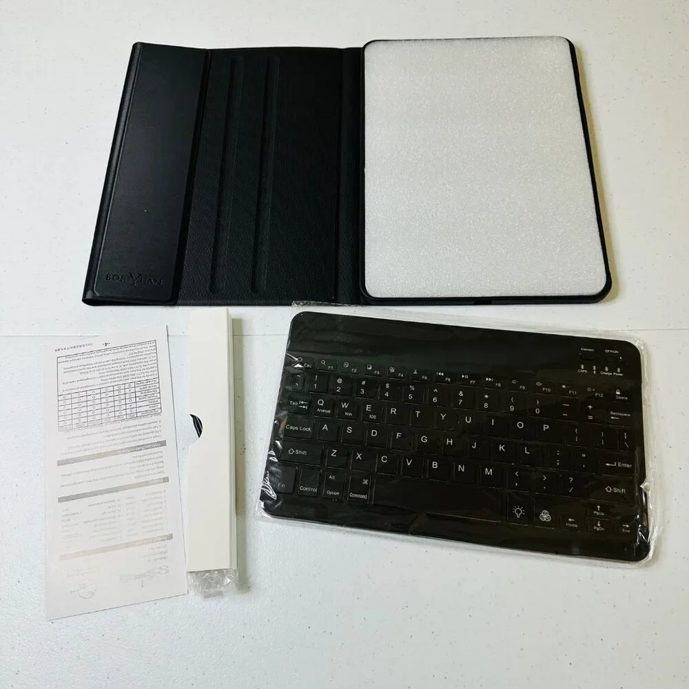 Wireless Keyboard and Protective Case iOS Android Windows - Picture 1 of 14
